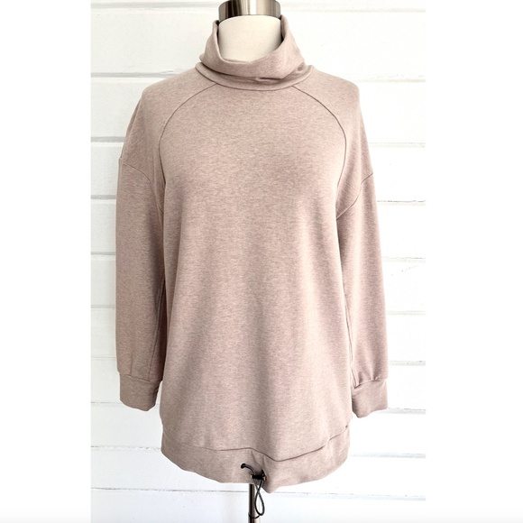 VARLEY Morrison Mock Neck Sweatshirt in Sphinx - XS - Picture 4 of 13